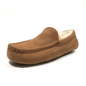 UGG Ascot Loafer Lined Slipper -Chestnut Suede -Men’s US 9 -NEW